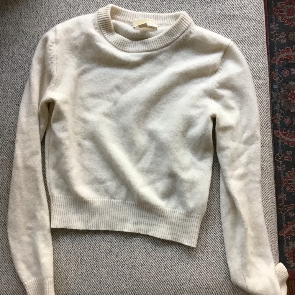 Michael Kors crop sweater merino wool